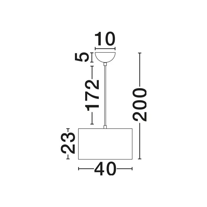 SYRIN Visilica Grlo E27 1x12 W IP20 FI: 40 V: 200 cm Smeđa