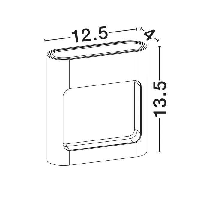 TALL ZIDNA SVJETILJKA BIJELA LED 6 Watt 220-240 Volt 388lm 3000K