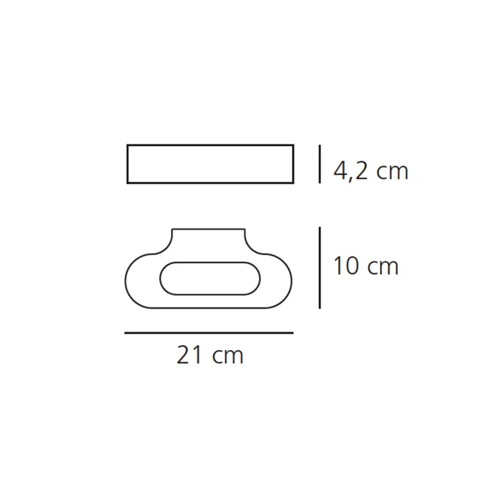 TALO LED ZIDNA SVJETILJKA BIJELA 20W 3000K 220-240V 1991lm