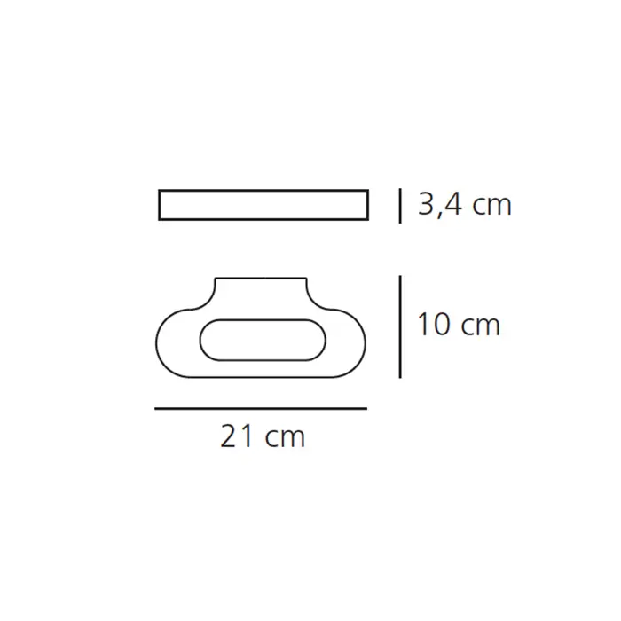 TALO ZIDNA SVJETILJKA BIJELA ARTEMIDE
