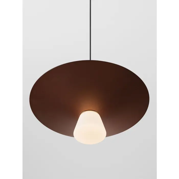 Tanka cilindrična LED visilica Nova Luce Baris (Triac dimabilna), 9W, smeđa