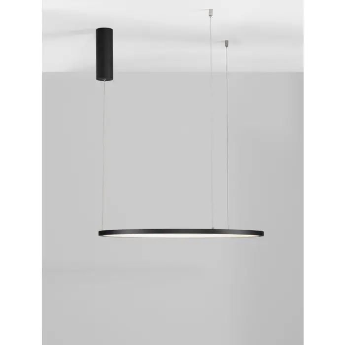 TARQUIN VISILICA LED 37W/3000K/1274lm/DIMM/IP20/CRNA
