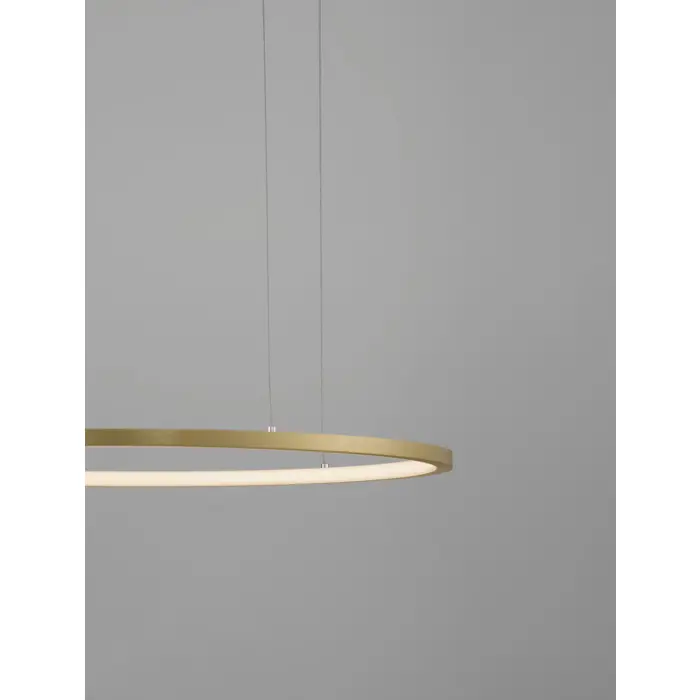 TARQUIN VISILICA LED 37W/3000K/1274lm/DIMM/IP20/MESING ZLATNA