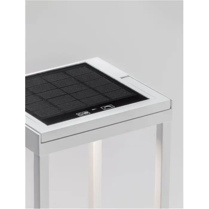 TEGOLO VANJSKA SOLARNA STAJAĆA SVJETILJKA LED 2W 231Lm IP54 3000K BIJELA