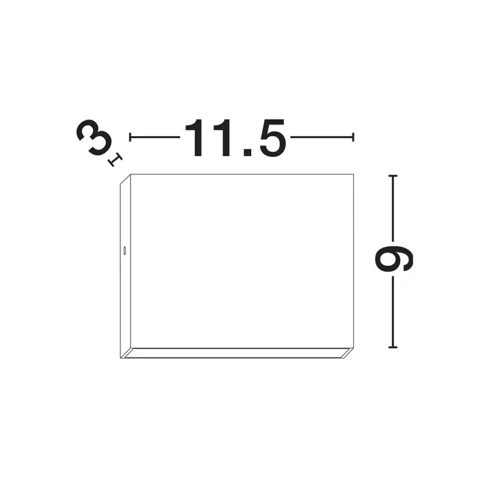 TICK ZIDNA SVJETILJKA BIJELA LED 4 Watt 220-240 Volt 251lm 3000K
