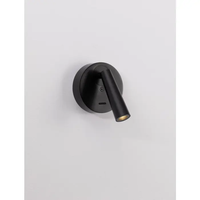 TICO ZIDNA LAMPA CRNA LED 3W 189lm 3000K IP20