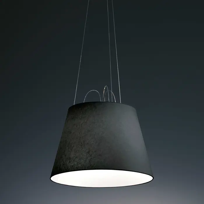 TOLOMEO MEGA VISLICA E27/220V CRNA BEZ SJENILA