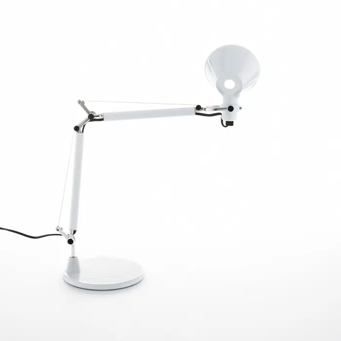 TOLOMEO MICRO STOLNA SVJETILJKA BIJELA E14 SA POSTOLJEM 0011820A