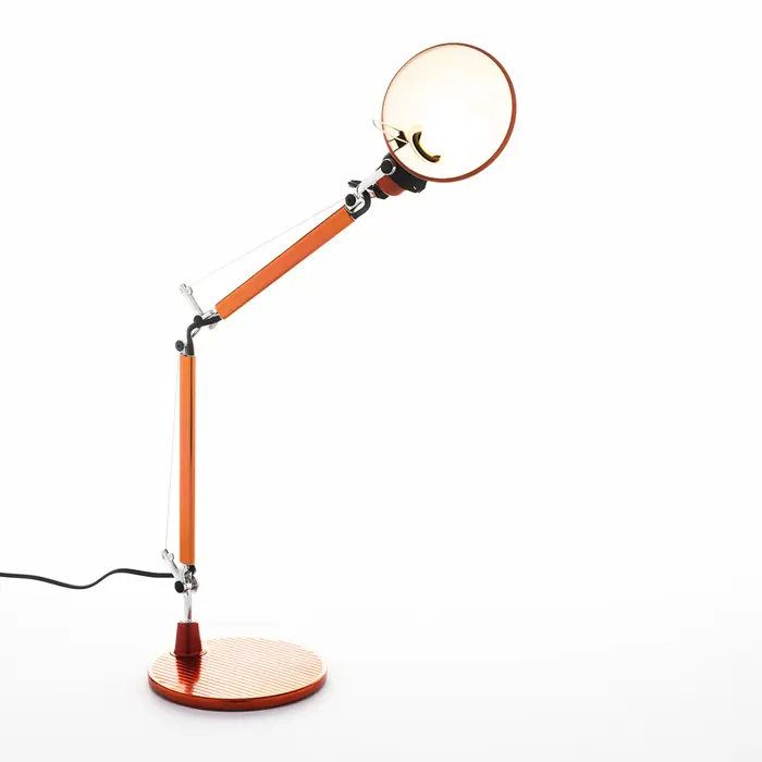 TOLOMEO MICRO STOLNA SVJETILJKA METAL NARANČASTA E14 SA POSTOLJEM A011860