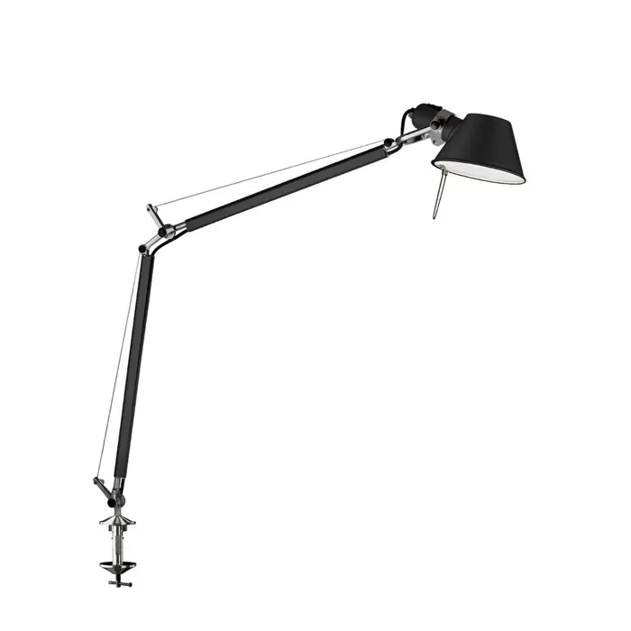 TOLOMEO STOLNA SVJETILJKA SA STEZALJKOM 1xE27/230V CRNA A004430+A004100