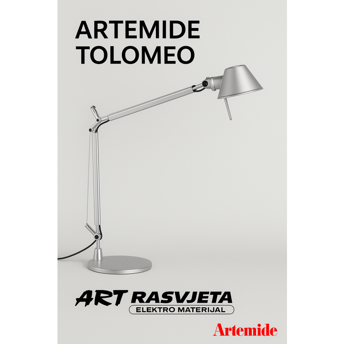 TOLOMEO TIJELO STOLNE LAMPE 1xE27/70W/230V ALUMINIJ BEZ POSTOLJA A001000