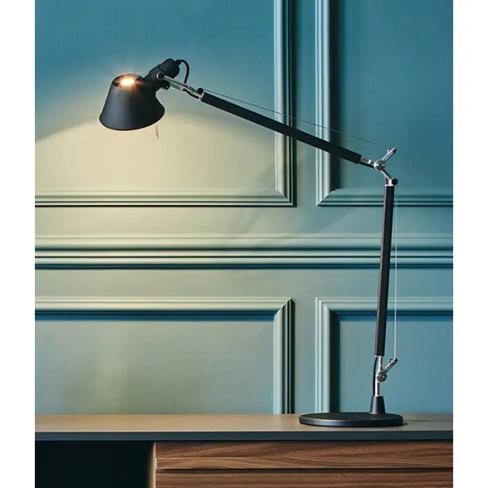 TOLOMEO TIJELO STOLNE LAMPE 1xE27/70W/230V CRNA BEZ POSTOLJA A004430
