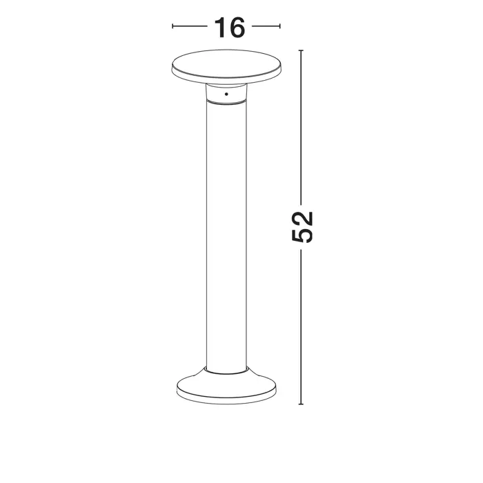 TOWER STAJAĆA SVJETILJKA CRNA LED 8 Watt 220-240 Volt 714lm