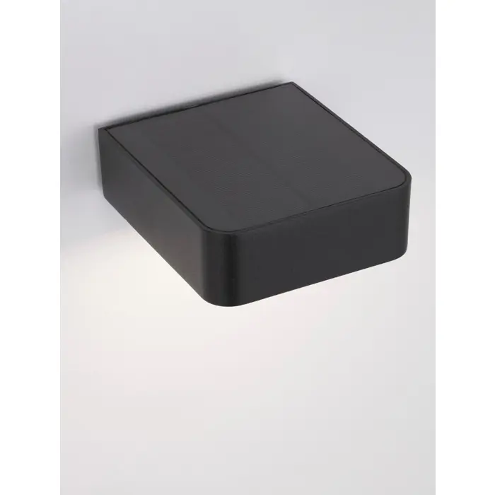 TRENDO VANJSKA ZIDNA SVJETILJKA LED 2W/3000K/219lm/IP65/ANTRACIT SENZOR SOLAR