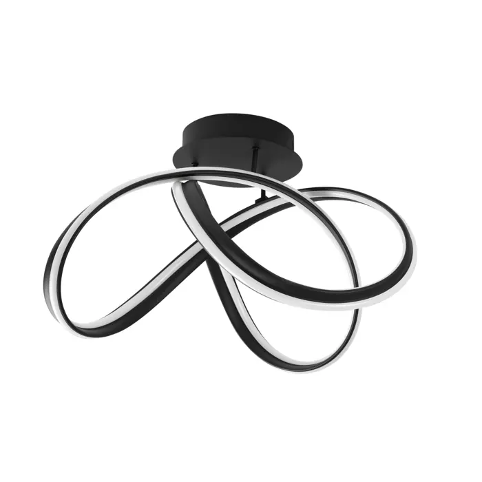 TRUNO PLAFONSKA SVJETILJKA LED 60W/3000K/4746lm/DIMM/IP20/CRNA