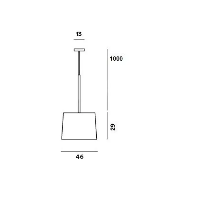 TWIGGY GRANDE VISILICA CRNA V.10M.
