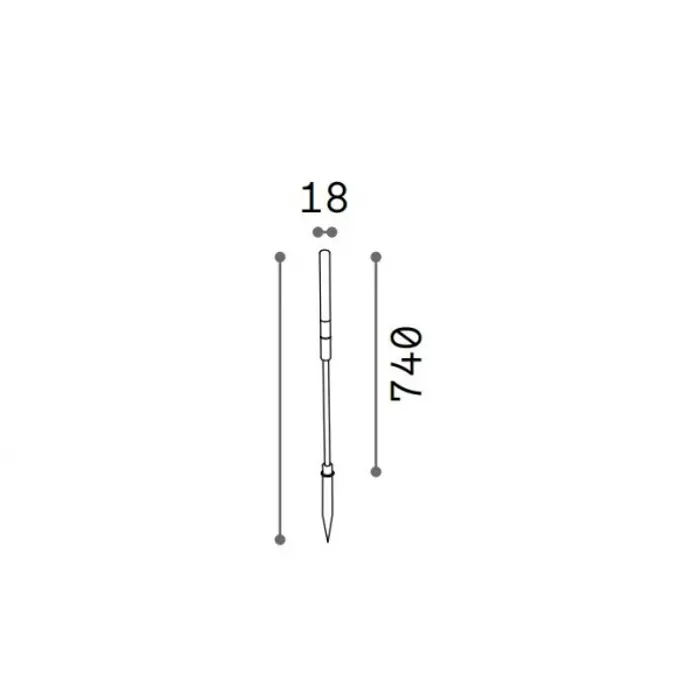 TWIGGY LINE PT H74 PODNA LAMPA BOJA KAVE