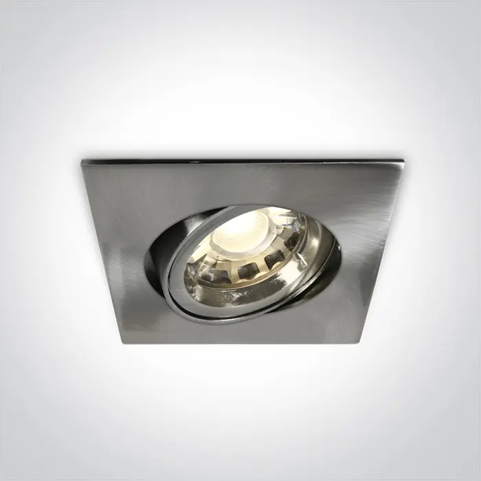 UGRADBENA HALOGENA LAMPA 50W/GU10 ČETVRTASTA MAT KROM