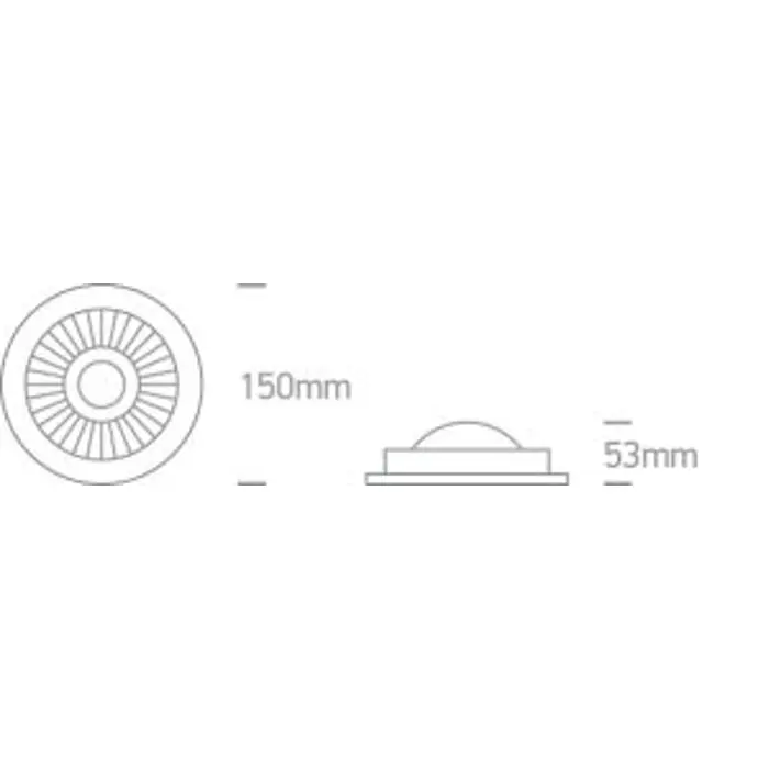 UGRADBENA LED SVJETILJKA 15W 350mA 1114lm DIMMABLE BEZ DRIVERA