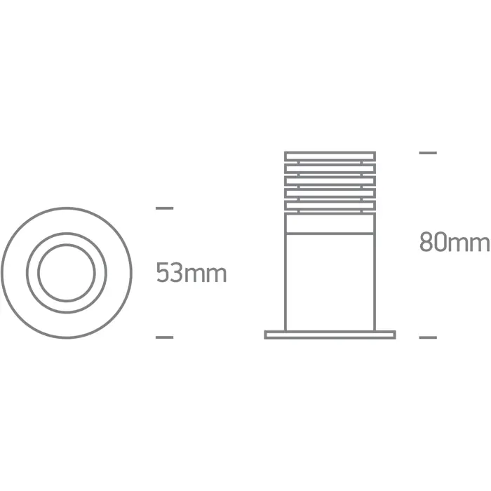 UGRADBENA SVJETILJKA 6,5W CCT DARK LIGHT IP65 700mA BIJELA