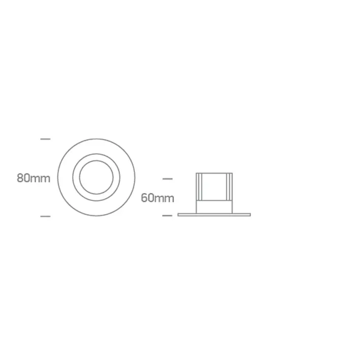 UGRADBENA SVJETILJKA COB 6,5W CCT IP20 700mA BIJELA