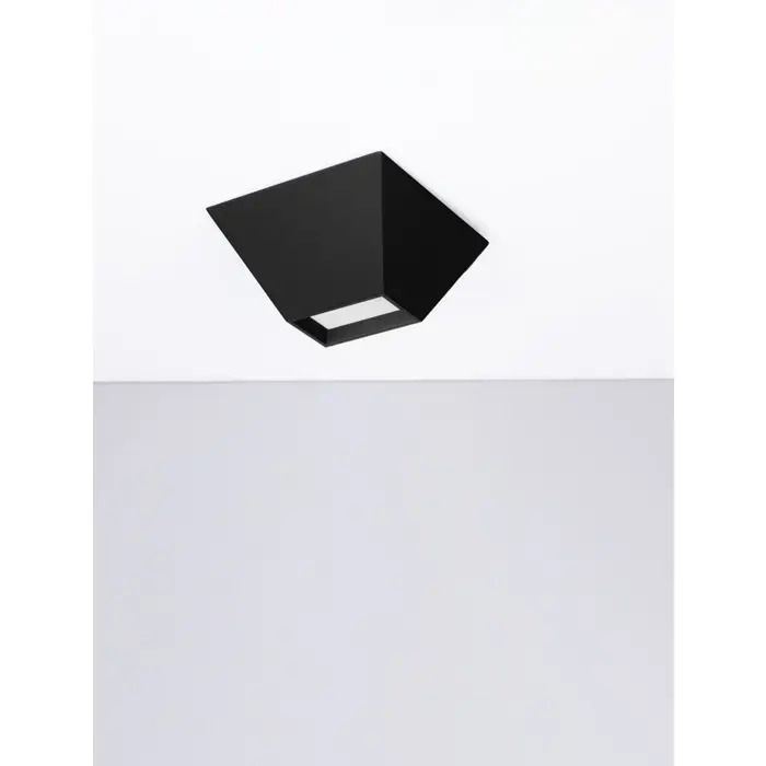 UTOPIA STROPNA SVJETILJKA LED/3000K/9W/444Lm/CRNA