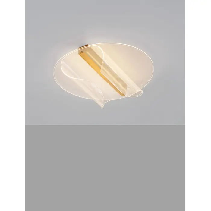 VALENTIN PLAFONJERA LED/3000K/20W/1106Lm/BRASS GOLD