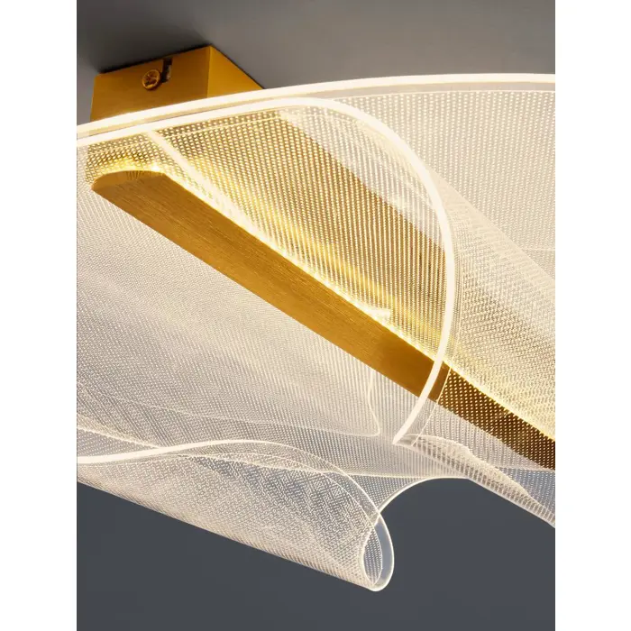 VALENTIN PLAFONJERA LED/3000K/20W/1106Lm/BRASS GOLD