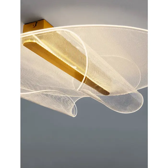 VALENTIN PLAFONJERA LED/3000K/20W/1106Lm/BRASS GOLD