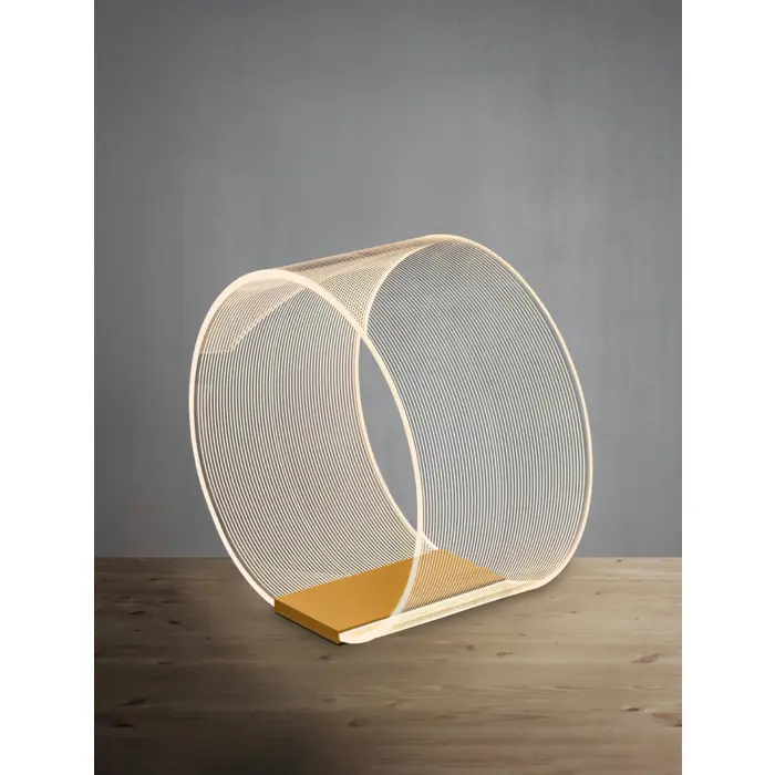 VALENTIN STOLNA LAMPA LED/3000K/14W/786Lm/BRASS GOLD