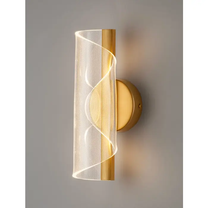 VALENTIN ZIDNA LAMPA LED/3000K/9W/505Lm/BRASS GOLD