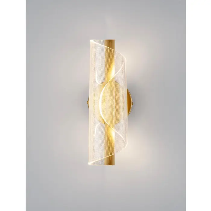 VALENTIN ZIDNA LAMPA LED/3000K/9W/505Lm/BRASS GOLD