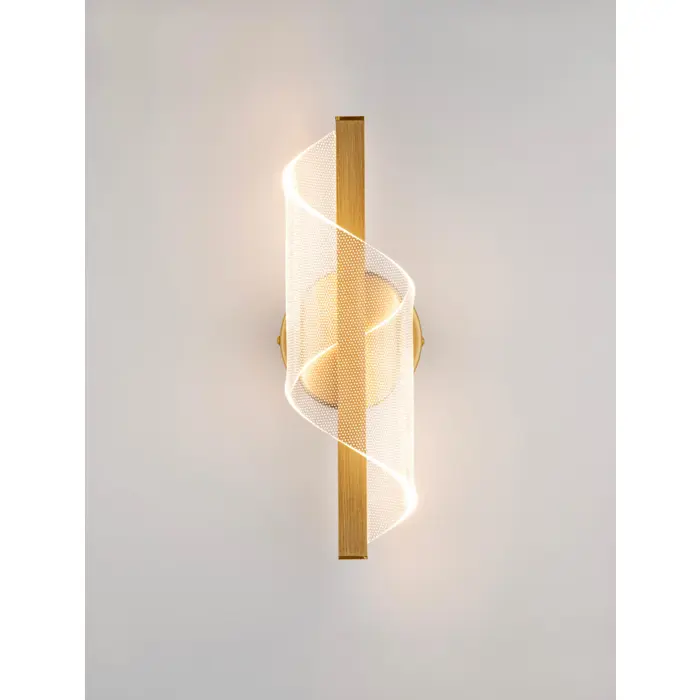 VALENTIN ZIDNA LAMPA LED/3000K/9W/505Lm/BRASS GOLD