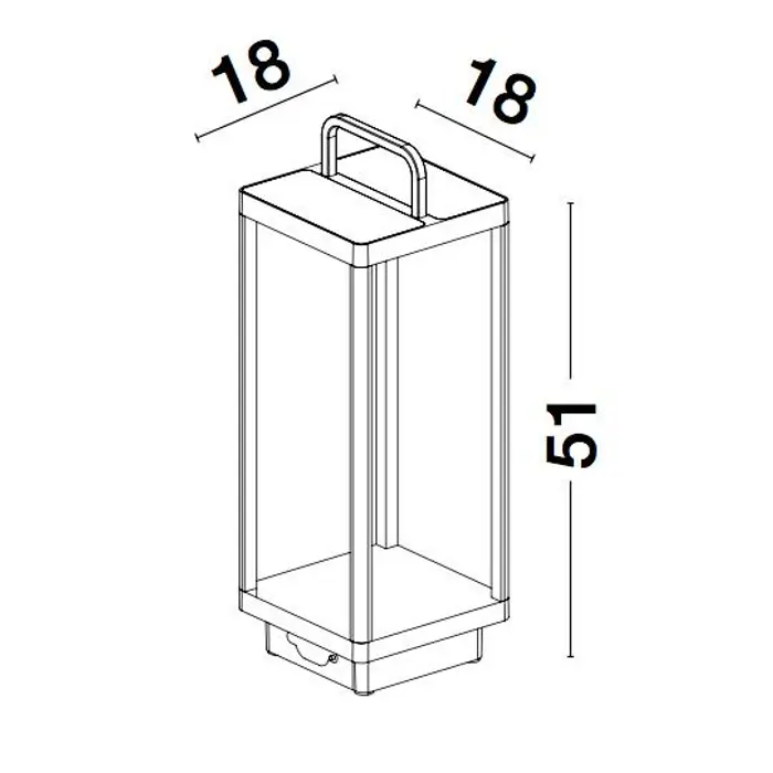 VANJSKA SVJETILJKA BALI LED 2W/3000K/310lm IP65 ANTRACIT USB/SOLAR