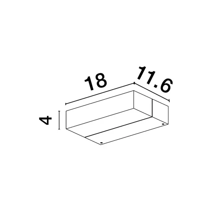 VANJSKA ZIDNA SVJETILJKA LED 10W/248lm/3000K ANTRACIT IP65