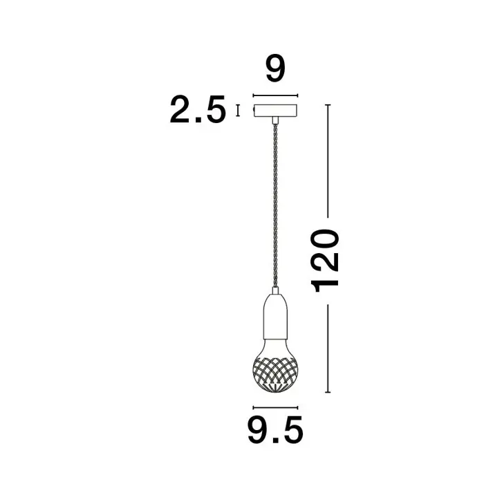 VEDA VISILICA G9 /IP20/CRNA