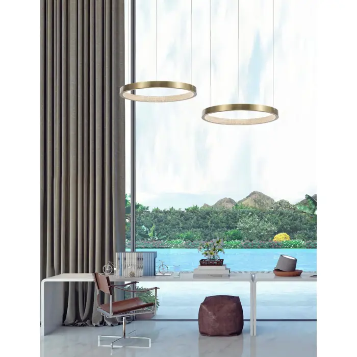 VEGAS VISILICA LED 18W/3000K/1020lm/IP20/ANTIQUE MESING