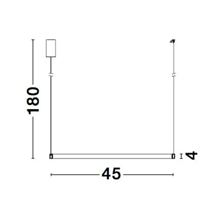 VEGAS VISILICA LED 18W/3000K/1020lm/IP20/ANTIQUE MESING