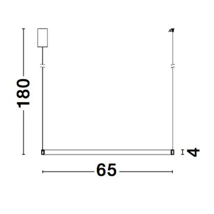 VEGAS VISILICA LED 23W/3000K/1265lm/IP20/ANTIQUE MESING