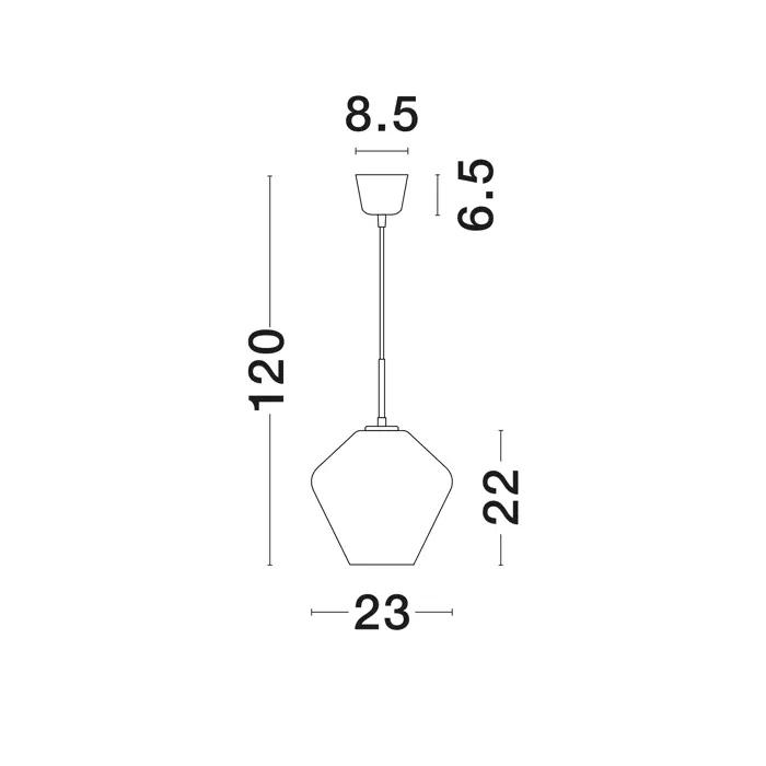 VEIRO VISILICA E27 /IP20/CRNA & KROM