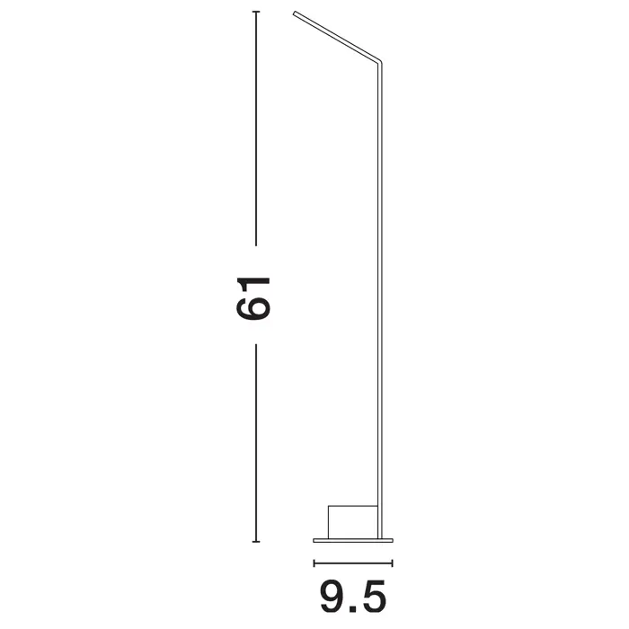 VEL STAJAĆA SVJETILJKA LED 7 Watt 220-240 Volt 700Lm 3000K IP65 L: 9,5 H: