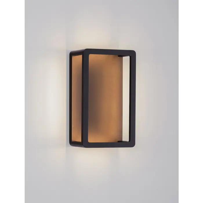 VEL ZIDNA LAMPA LED 3000K 244lm IP65 CRNA