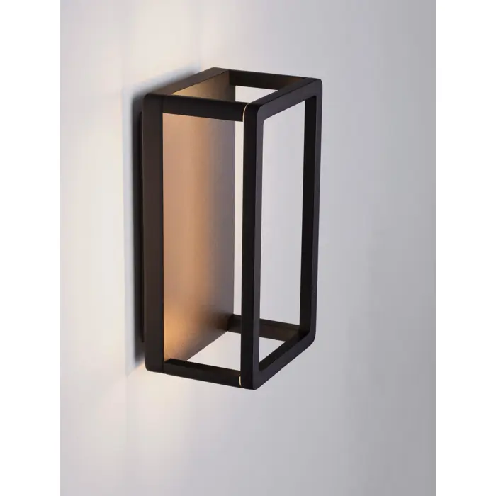 VEL ZIDNA LAMPA LED 3000K 244lm IP65 CRNA
