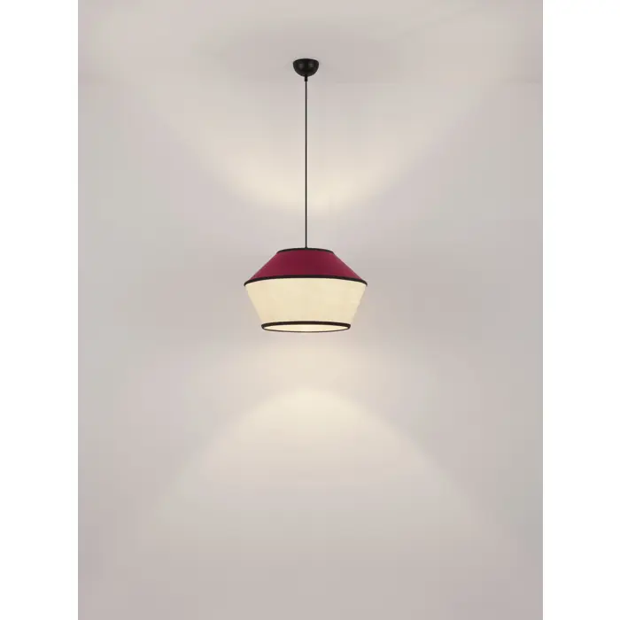VELISS Visilica Grlo E27 1x12 W IP20 FI: 45 V: 206 cm Bež/Crvena
