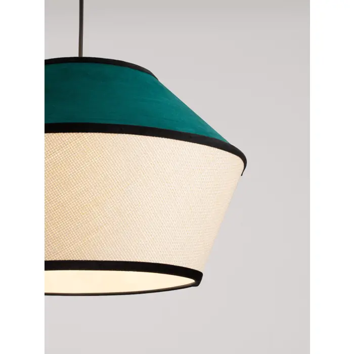 VELISS Visilica Grlo E27 1x12 W IP20 FI: 45 V: 206 cm Bež/Zelena