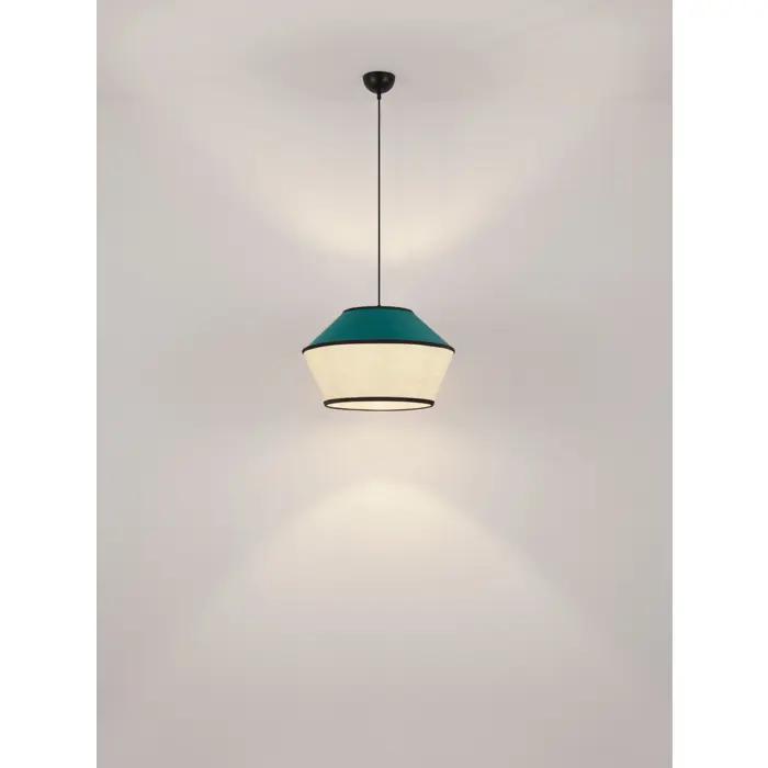 VELISS Visilica Grlo E27 1x12 W IP20 FI: 45 V: 206 cm Bež/Zelena