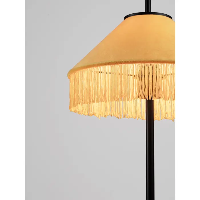 VELVY Stolna svjetiljka Grlo E27 1x12 W IP20 Žuta