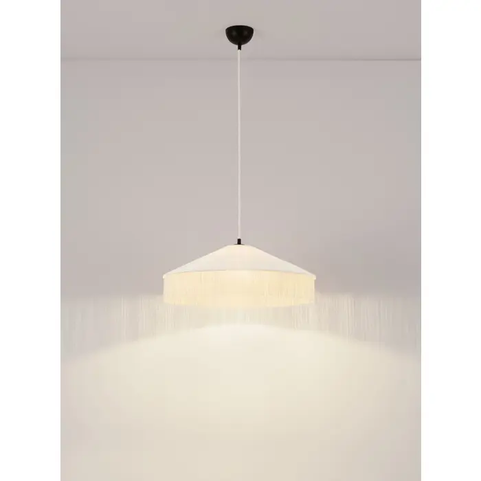 VELVY Visilica Grlo E27 1x12 W IP20 FI: 52 V: 200 cm Bijela