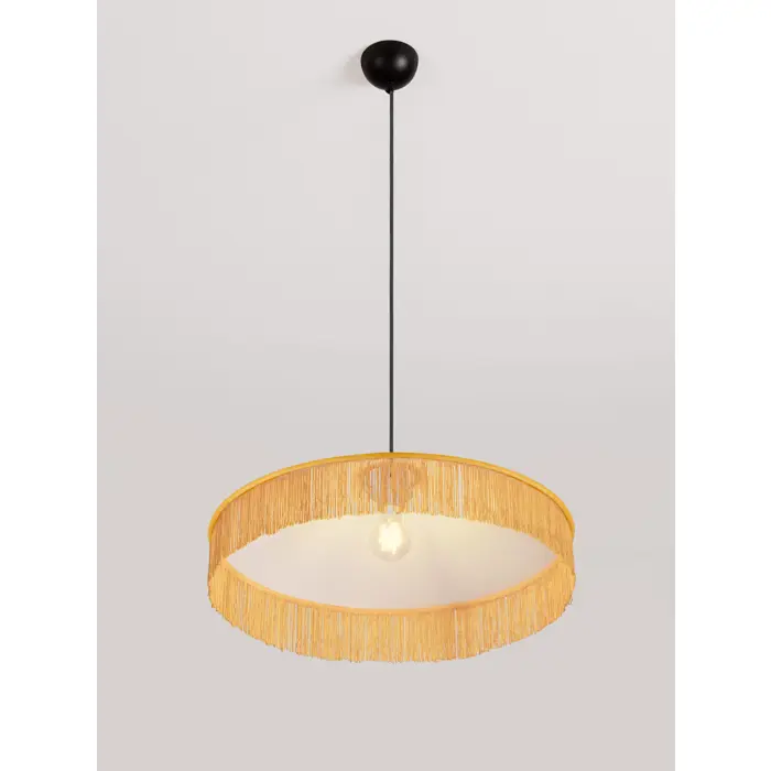 VELVY Visilica Grlo E27 1x12 W IP20 FI: 52 V: 200 cm Žuta