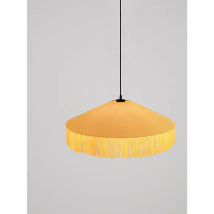 VELVY Visilica Grlo E27 1x12 W IP20 FI: 52 V: 200 cm Žuta